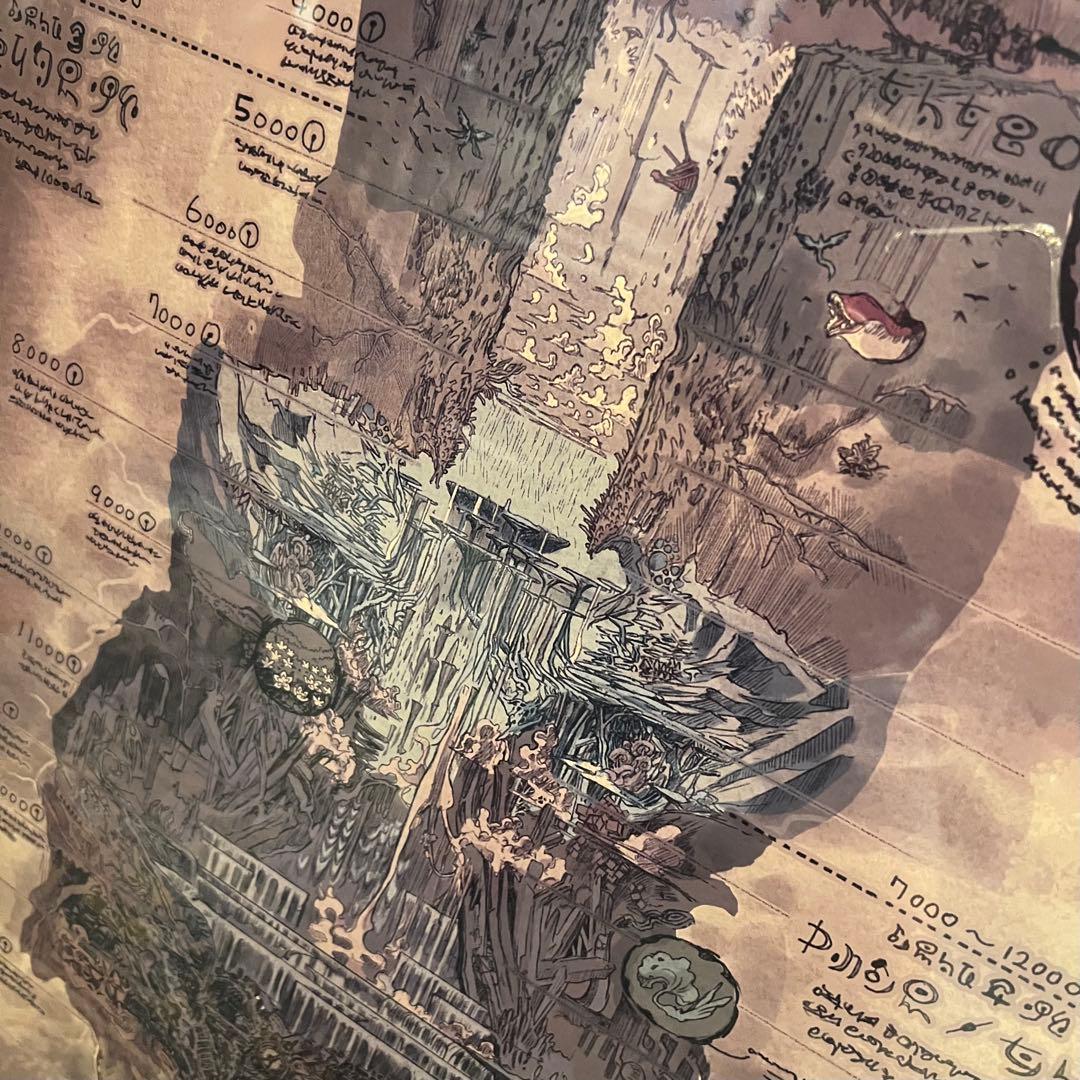 【1/6まで】メイドインアビス 奈落見取り図 B2ポスター&マグネット３個セット