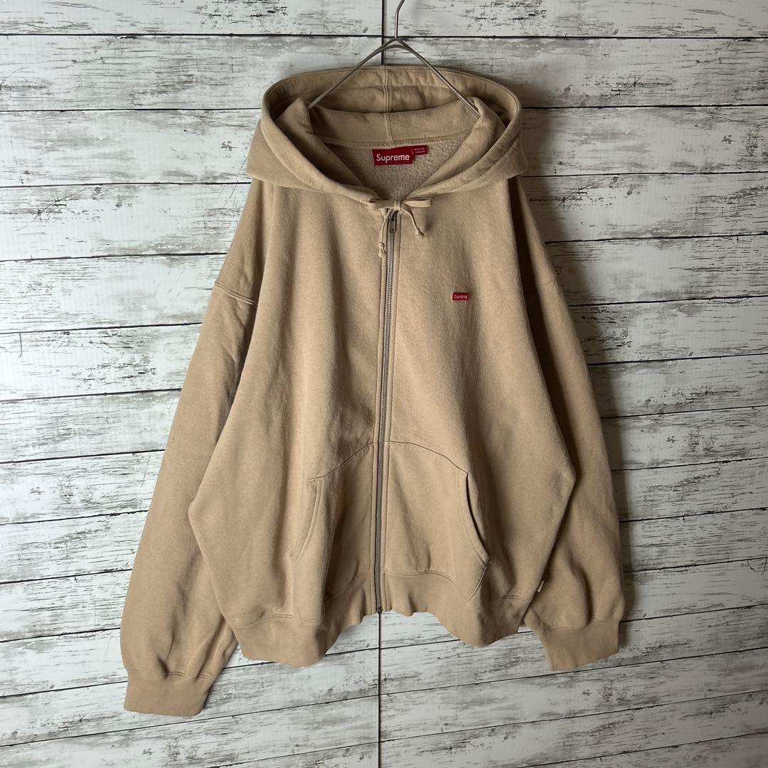 3628M【人気モデルXL】シュプリーム☆スモールボックスロゴ ジップパーカー