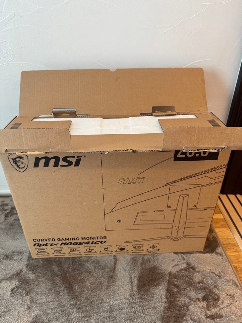 MSI Optix MAG241C 23.6インチ ゲーミングモニター 本体