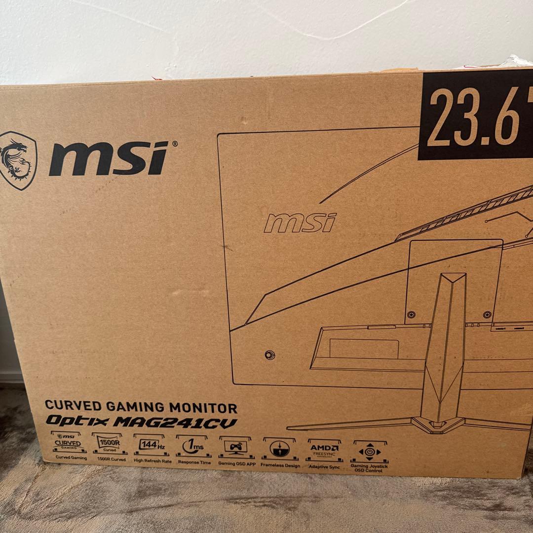 MSI Optix MAG241C 23.6インチ ゲーミングモニター 本体