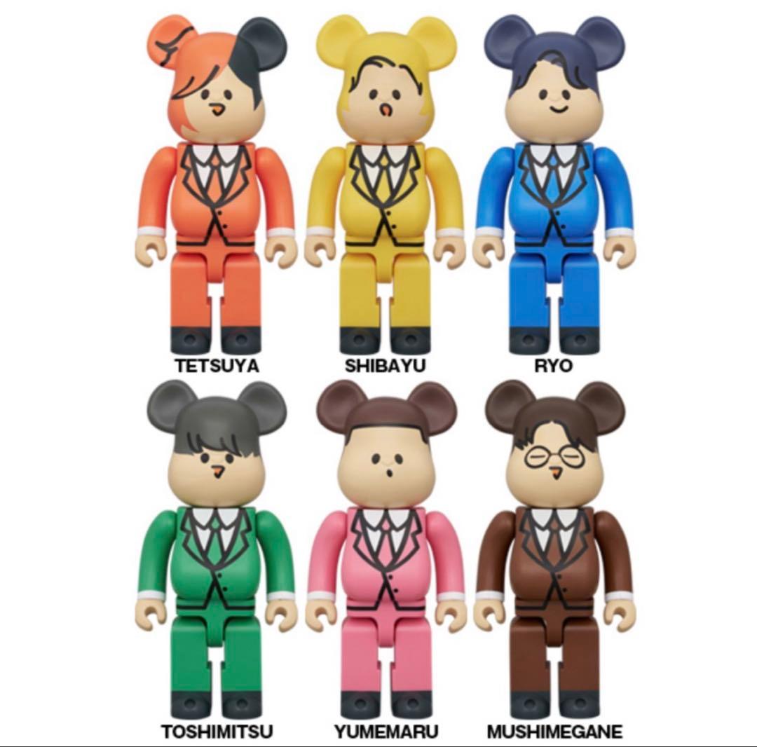 BE@RBRICK 東海オンエア 400％ (6個セット)