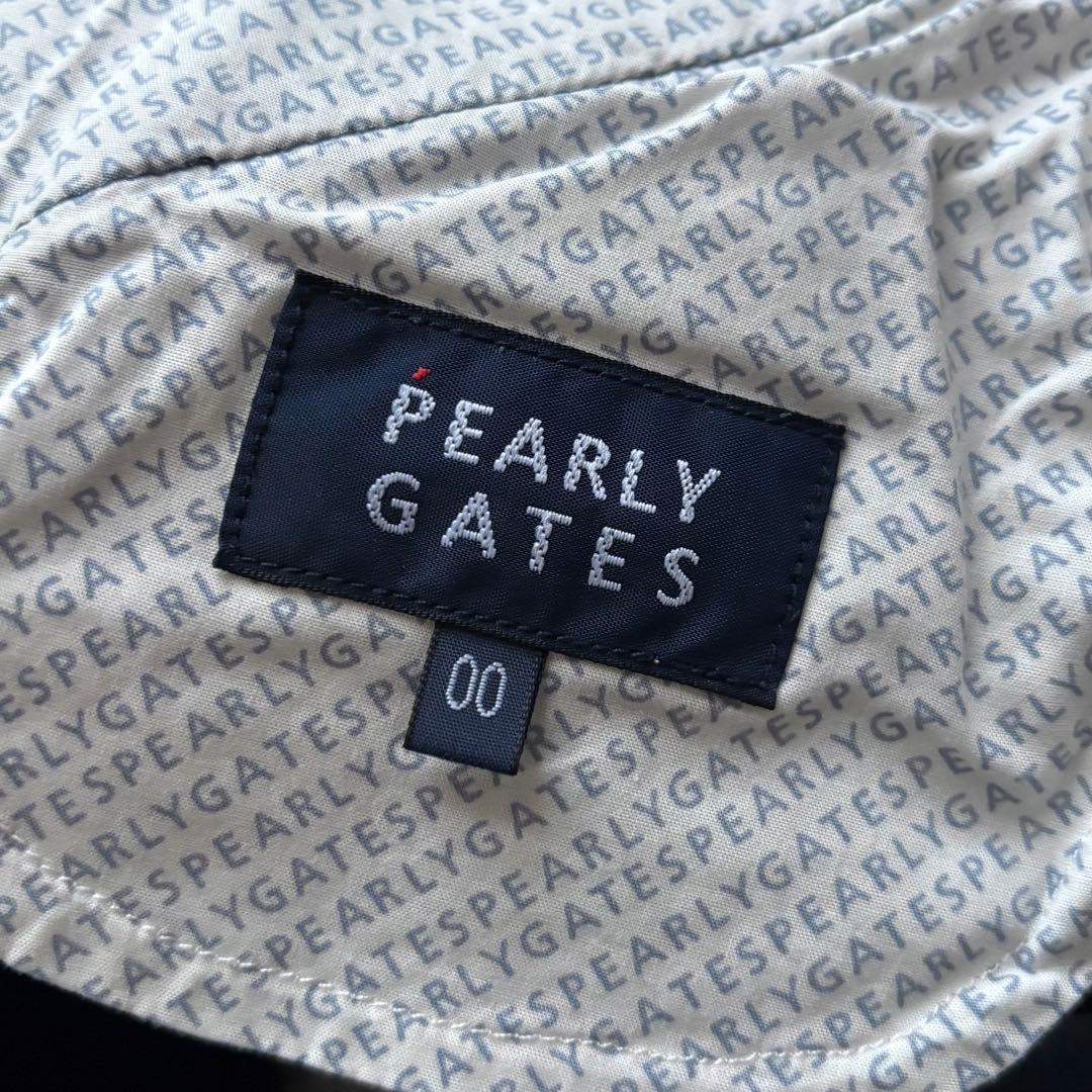 PEARLY GATES ストレッチロングパンツ 裏起毛 星条旗ワッペン 00