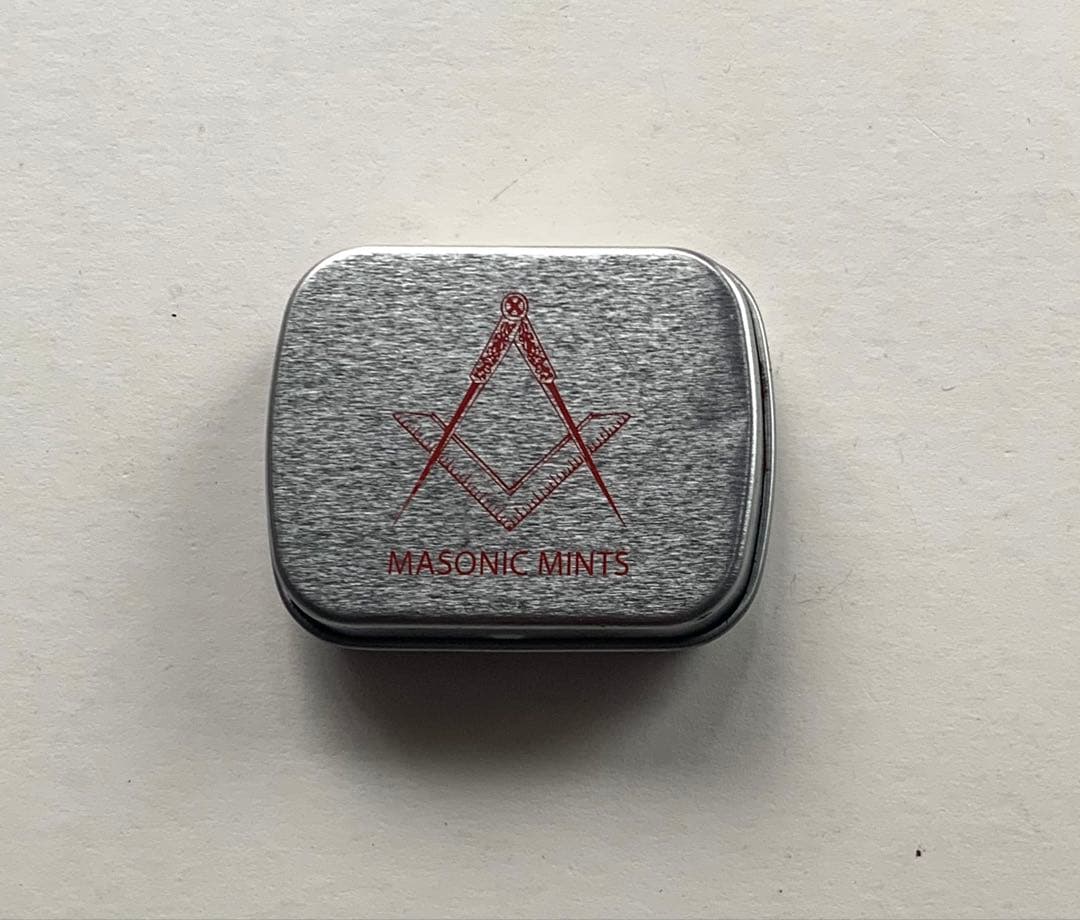 イギリス 英国 購入 フリー メーソン Masonic mints ミニ缶 缶
