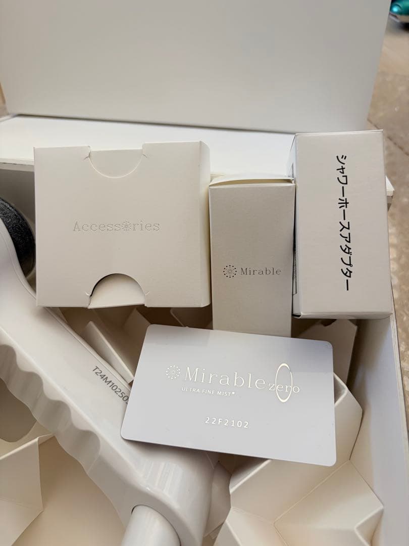 新品未使用！シャワーヘッド　ミラブル ゼロ　Mirable zero