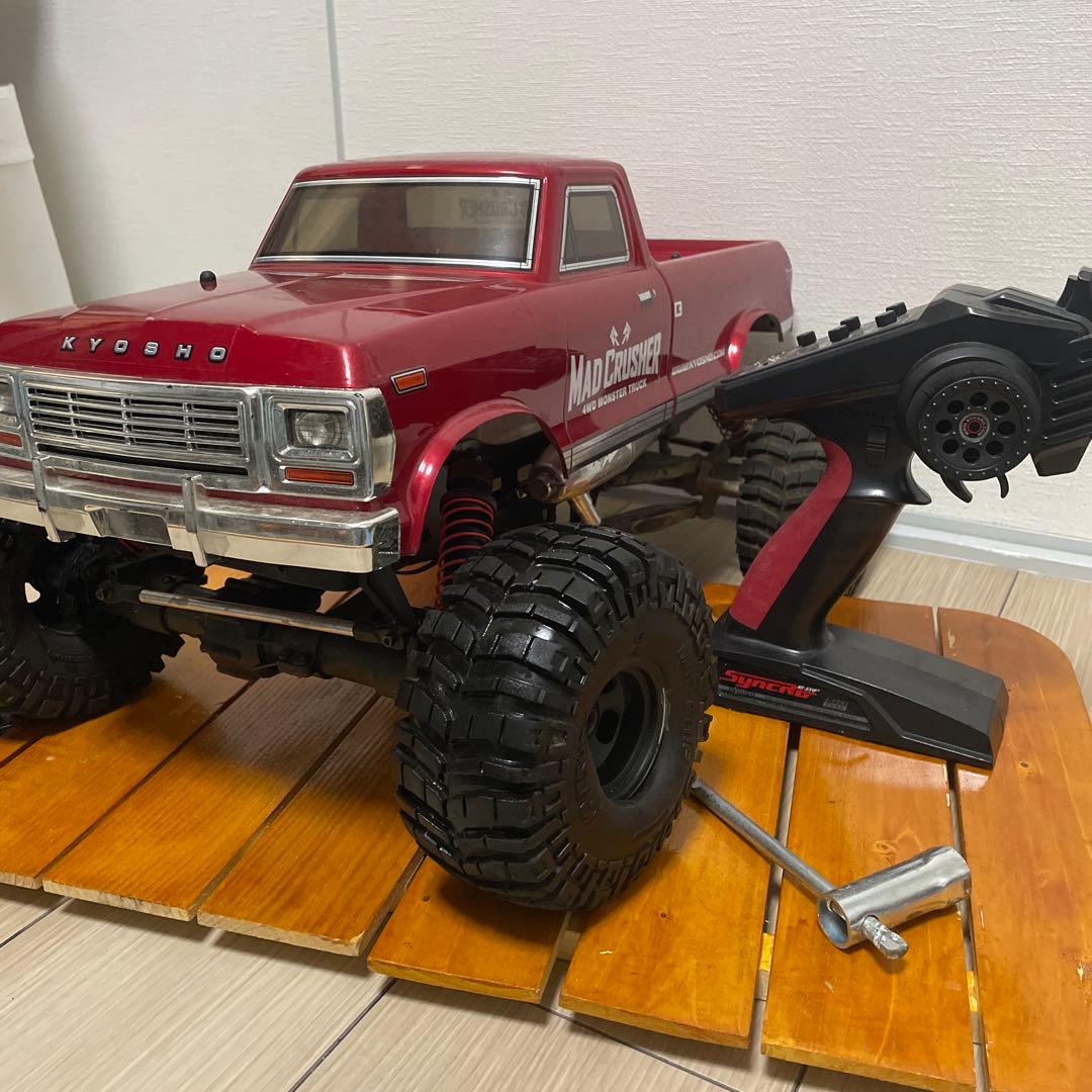 希少京商 1/8 4WD GP エンジンカー マッドクラッシャー 2.4GHz