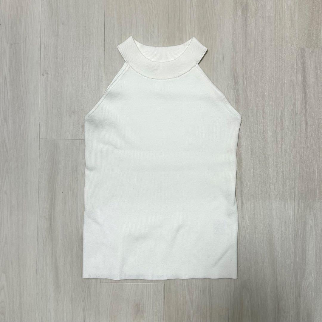 KARRY American sleeve tank ホワイト