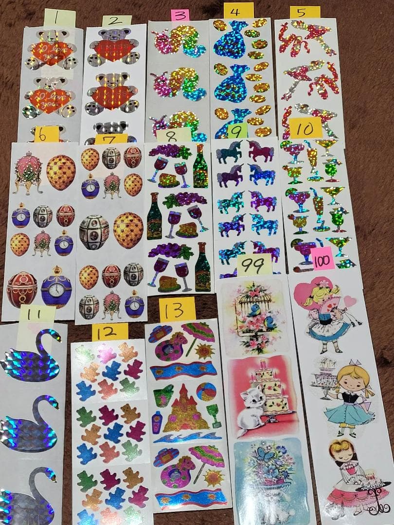 【お】アメリカのシール１シート３９０円サンディライオン好きな方も