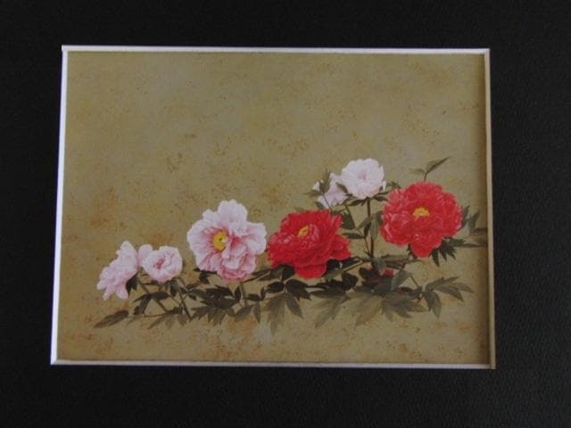 河合美江、【壮麗】、希少な額装用画集より、新品額装付、状態良好