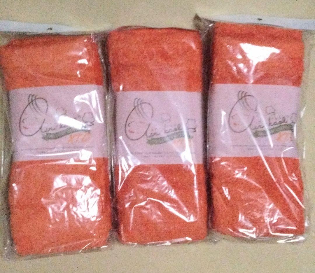 noripy　エアーかおる　フェイスタオル　青6枚 オレンジ6枚