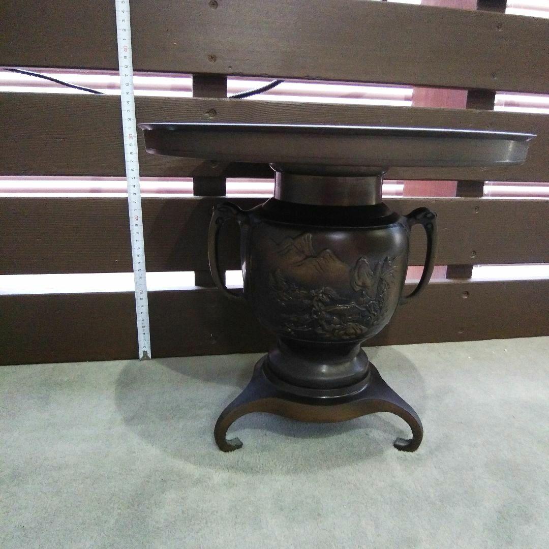 薄端 花器 銅花器 華道具 3分割タイプ