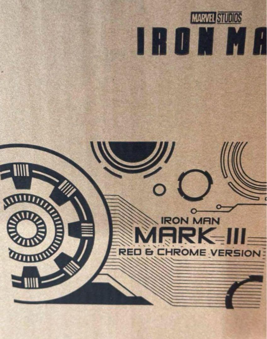ホットトイズ ダイキャスト アイアンマン・マーク3 レッド&シルバークロムカラー