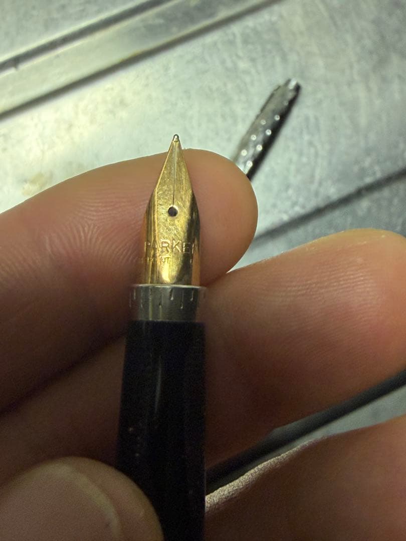 PARKER 万年筆#75 プラスヴァンドーム シルバー フラム 14K/XF