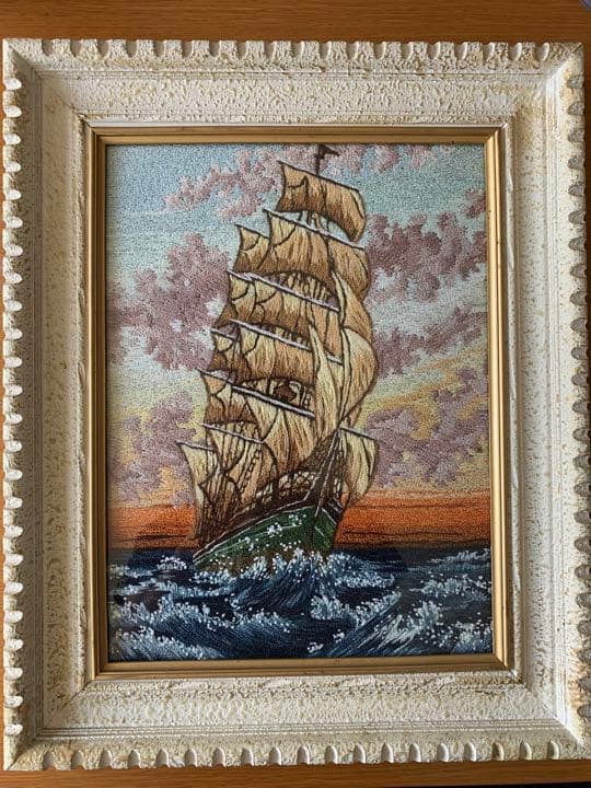 糸の絵画　即日発送