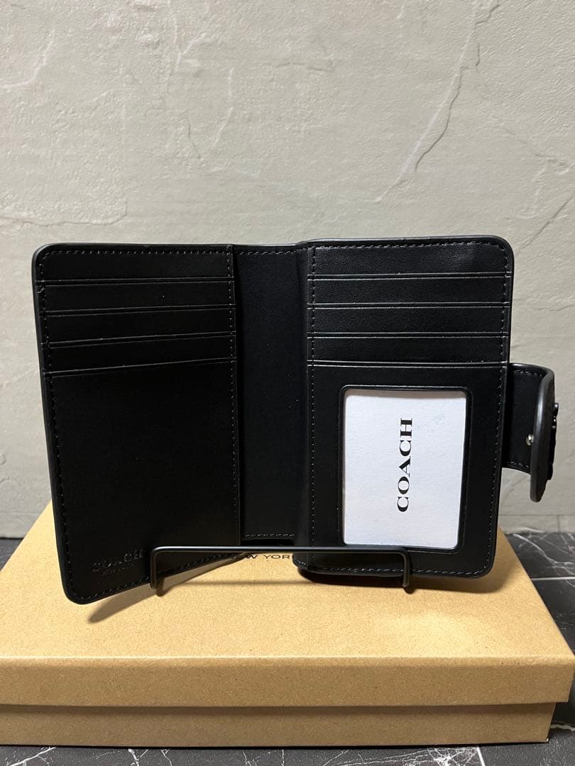✨️新品未使用✨️COACH 折り財布 レディース ブラック