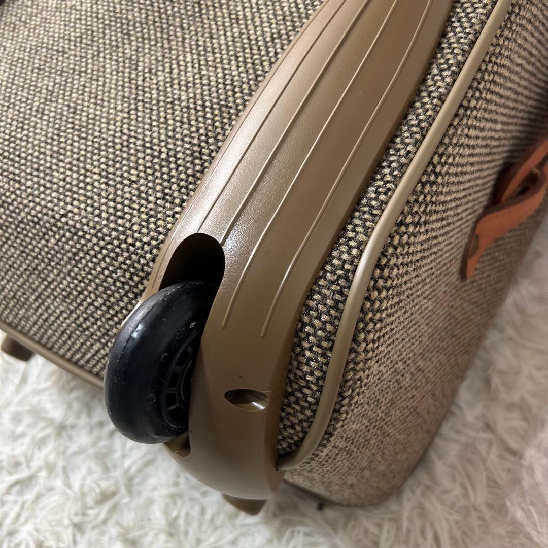 タグ付き✨ hartmann ツイード×レザー トラベルキャリーケース トロリー