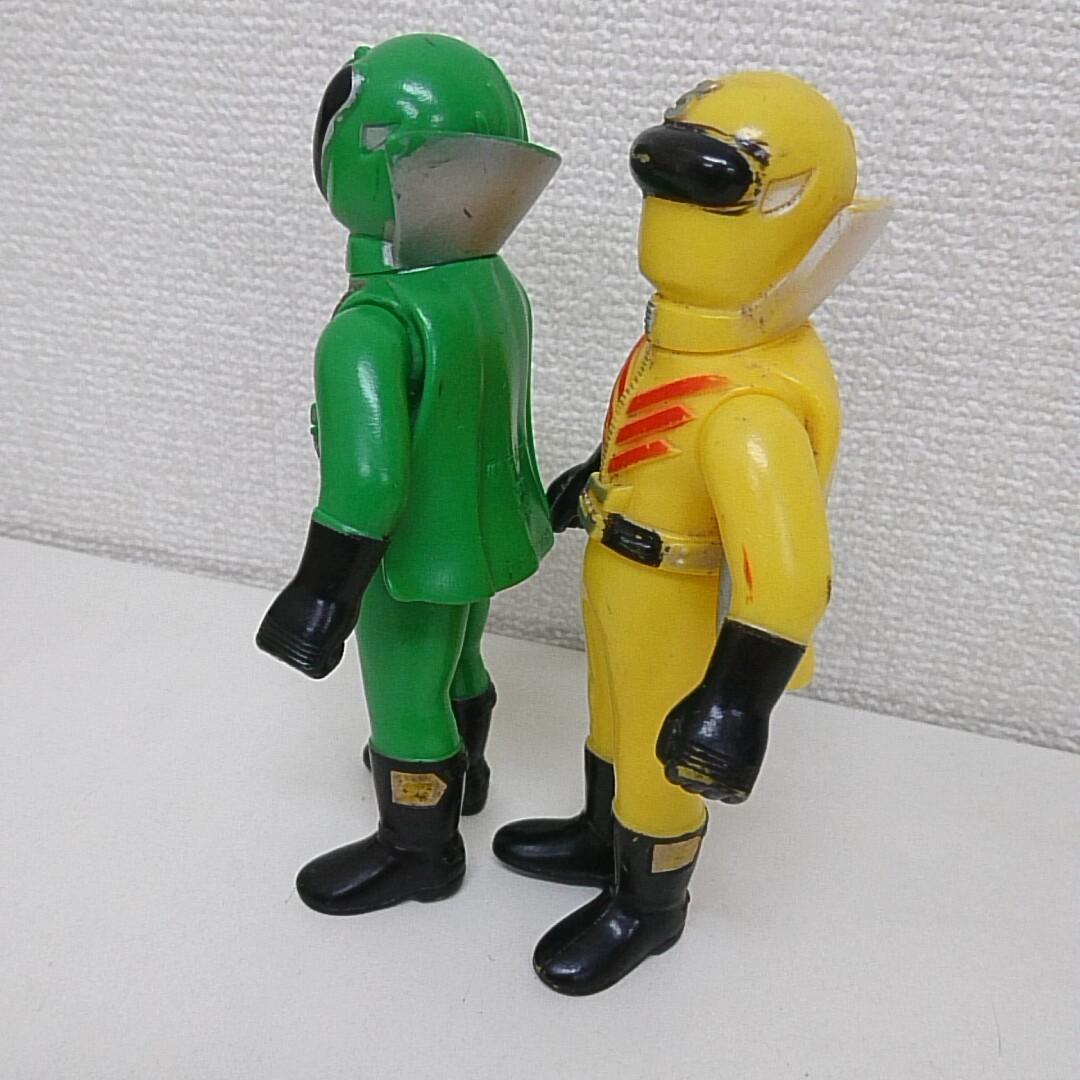 ゴレンジャー ミドリレンジャー キレンジャー ソフビ NET 石森プロ 当時物