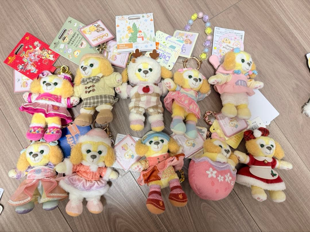 上海ディズニー　クッキーアン　ぬいぐるみ　キーホルダー