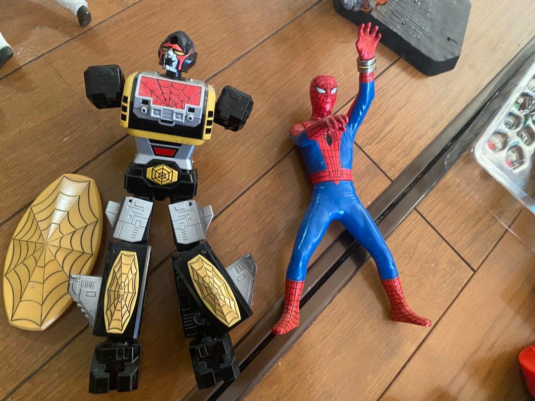 超合金魂 GXー33 レオパルドン&スパイダーマン　ジャンク