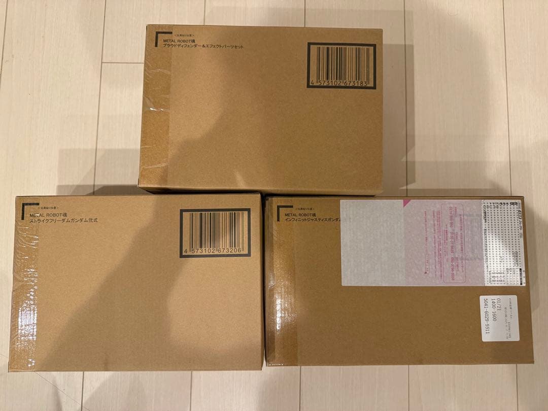 メタルロボット魂　ストフリ弍式 、 インジャ弍式 、 プラウドディフェンダー