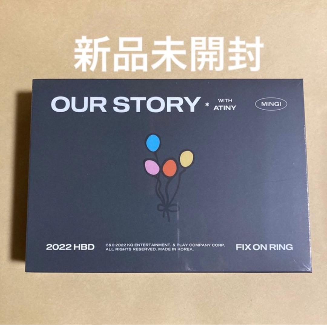 新品未開封 ATEEZミンギ センイル 2022 MD リング ポスカ トレカ