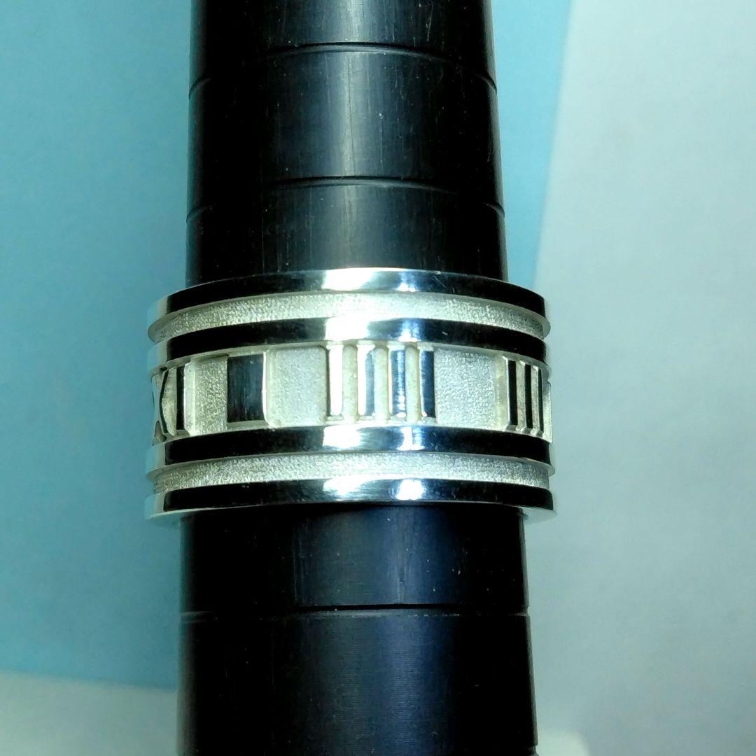 ティファニーアトラスワイドリング　19号　新品仕上げ　ほぼ無傷未使用に近い