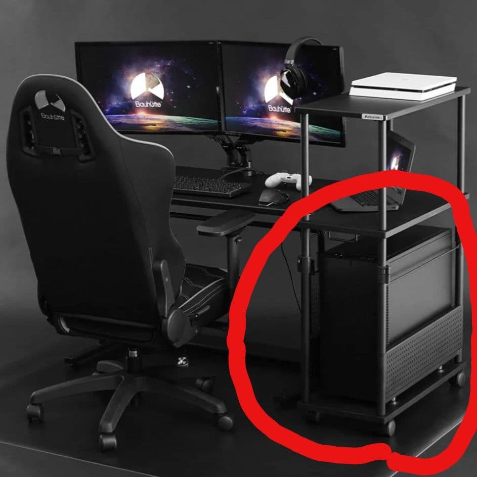 Bauhutte 昇降式 PCワゴン PCラック 　スタンダード