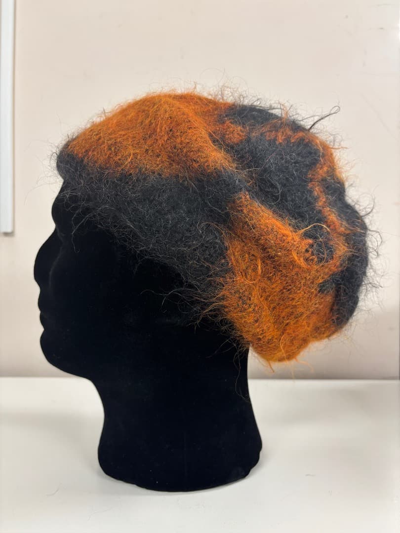 希少UNDERCOVER チェリー柄 モヘア ニット帽 アンダーカバーアーカイブ