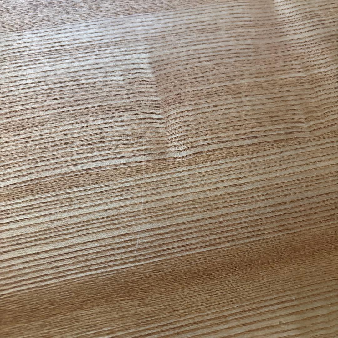 無印良品 キャビネット ガラス扉　観音開き　天然木　タモ材　脚付き　食器棚