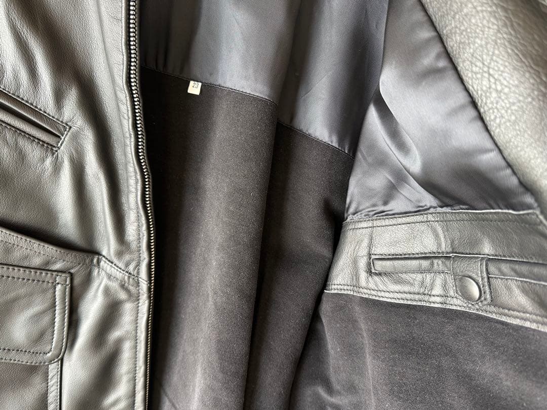 吉*郎様 ★実物★デッドストック★ドイツ連邦州警察★ライダース・レザージャケット