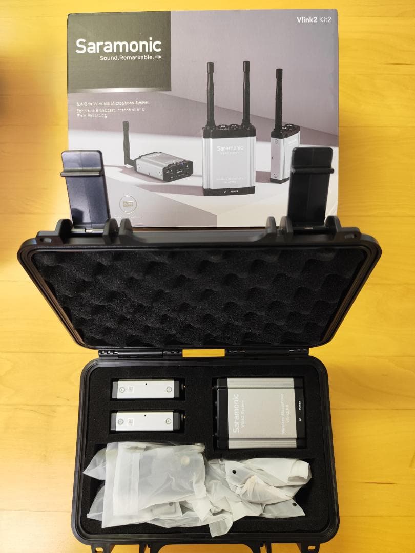 Saramonic Vlink2 Kit2 ワイヤレスマイクシステム 2波収録