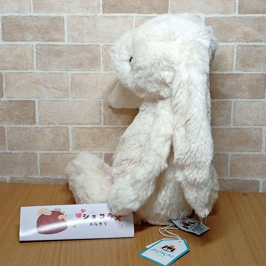  Cream Bunny 白　M　うさぎ　兎　動物　ぬいぐるみ