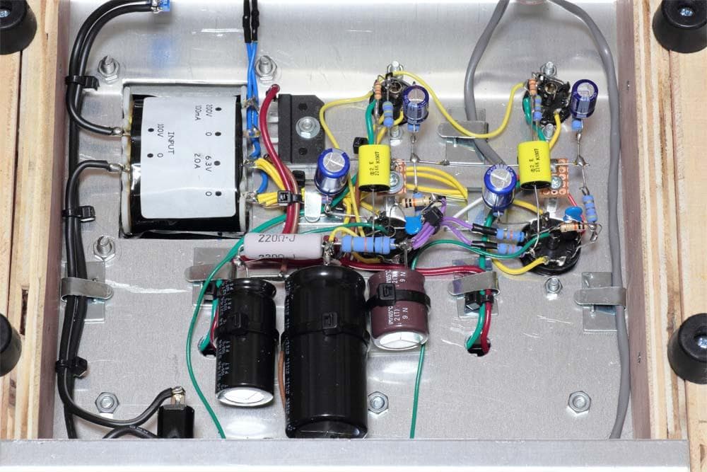 ビームパワー管 6AQ5 ステレオ パワーアンプ 動作品