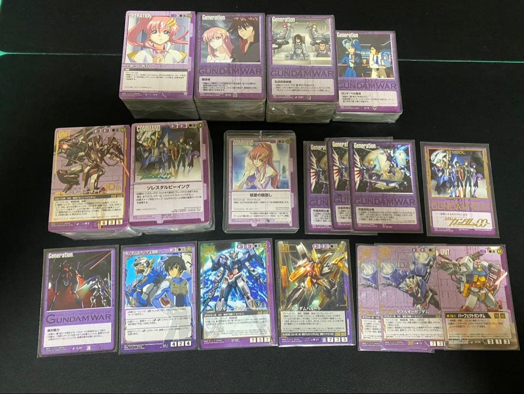 ガンダムウォー　カード 紫まとめ売り㉕ 780枚　R 慈愛の眼差しなど