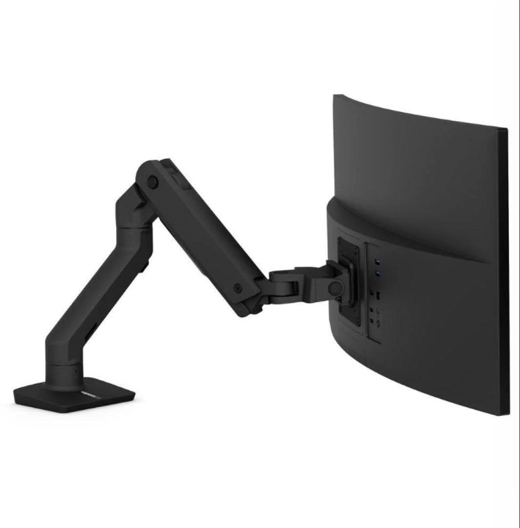 ERGOTRON HX モニターアーム マットブラック