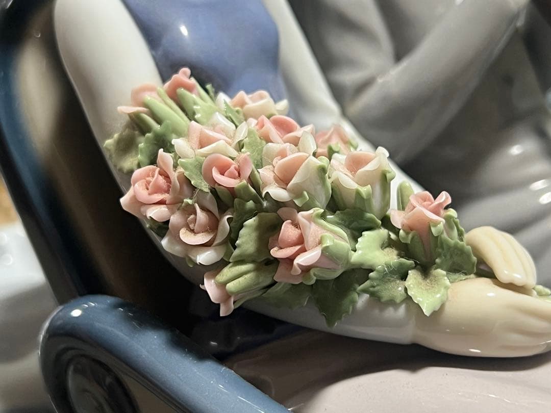 リヤドロ ゴンドラの恋人たち 台付 フィギュリン スペイン製 人形 置物