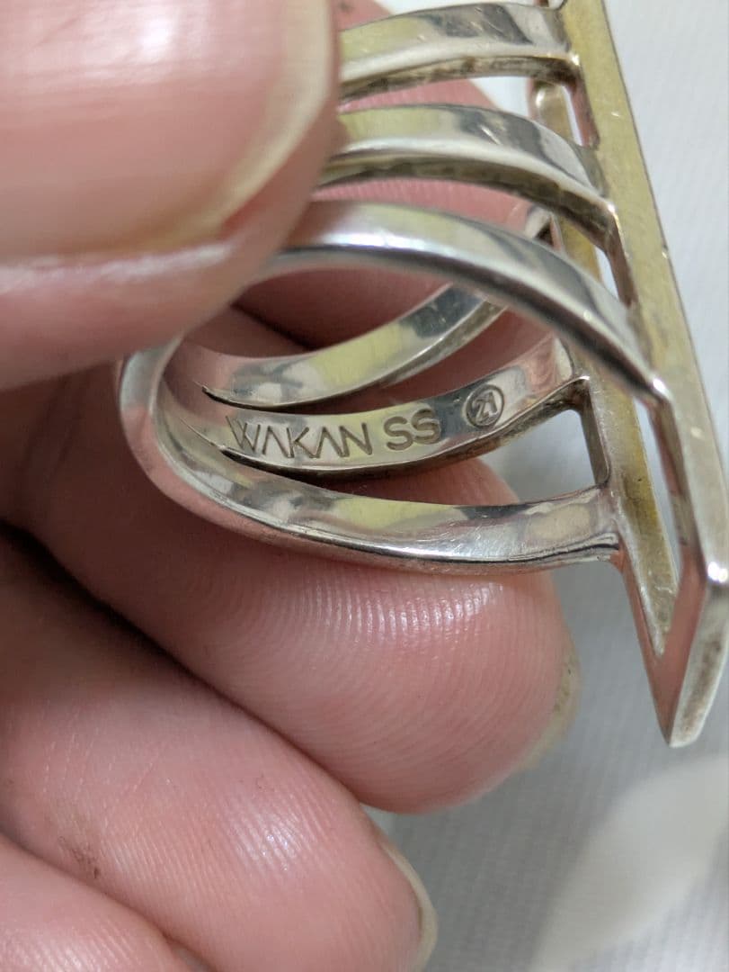 アクセサリー wakan silver smith see through ring