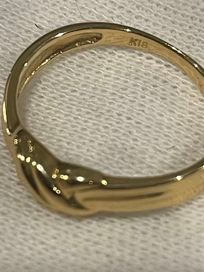 K18リング 18金指輪　k18 地金リング　18金ジュエリー　ゴールド