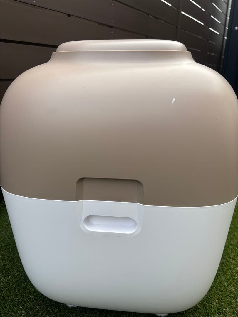 Pety 自動猫用トイレ ベージュ/ホワイト