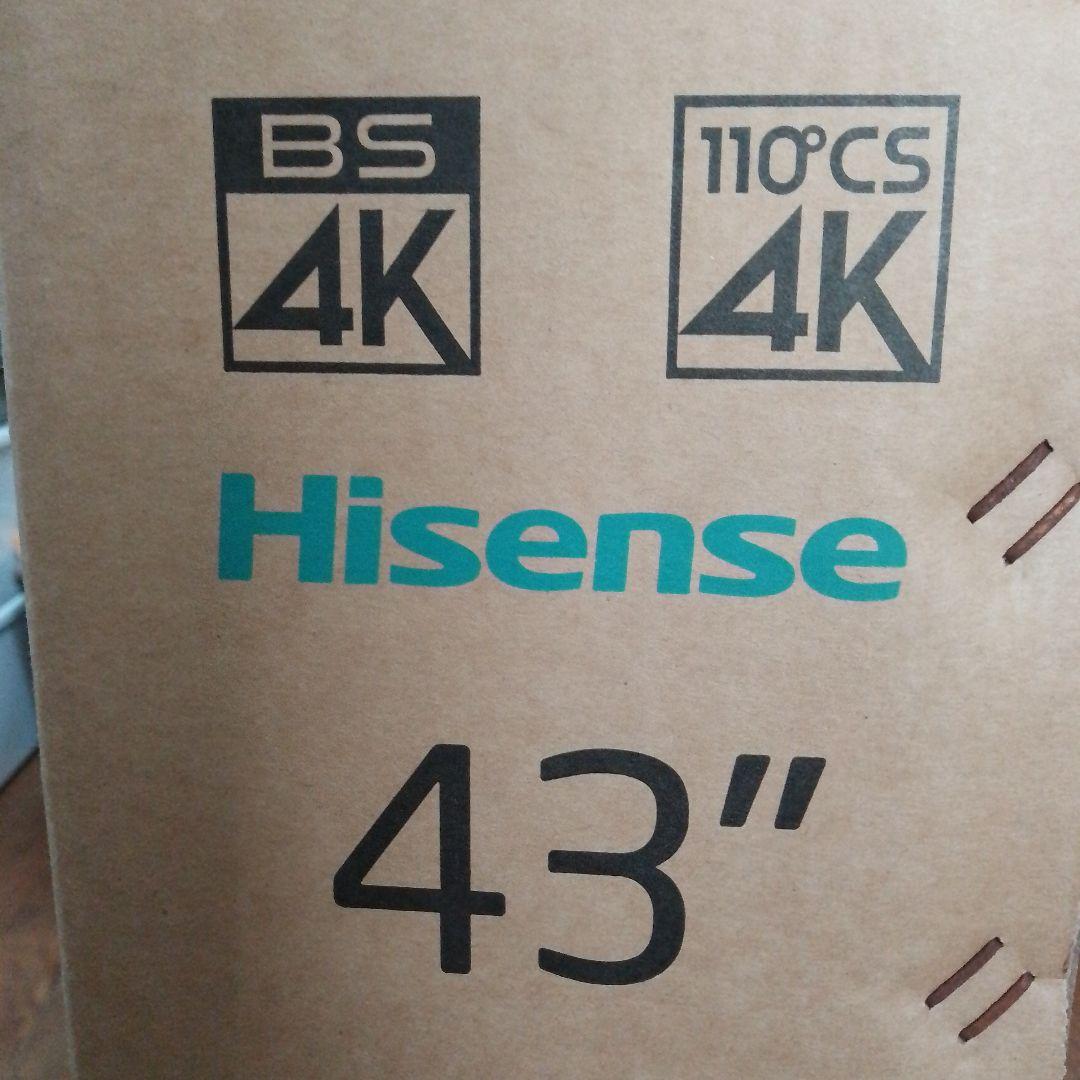 ハイセンス 43V型 4Kチューナー内蔵 液晶テレビ 43E6800