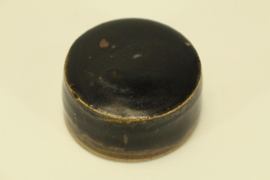 中国美術 鉄釉 四方 茶壷 煎茶(LC978)