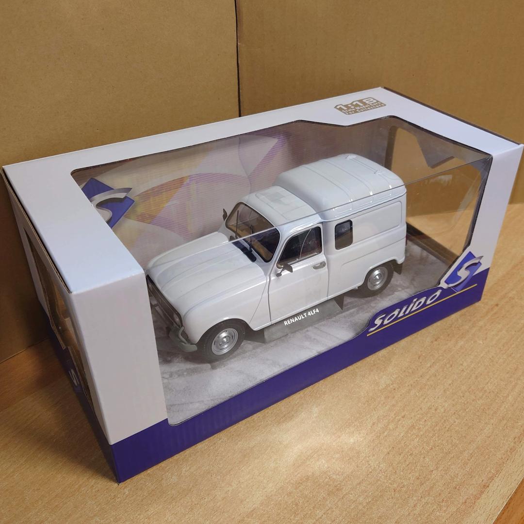 1/18 ルノー 4L F6 (ホワイト) ソリド製ダイキャスト製ミニカー