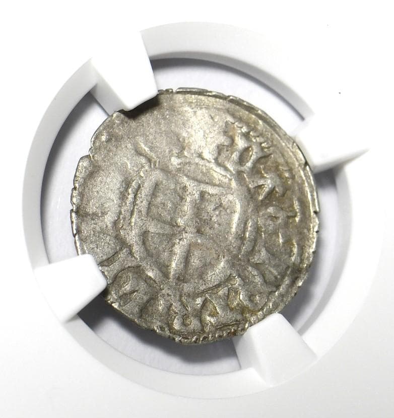 【古代銀貨】リボニア1471～1483年　1シリング銀貨　XF45
