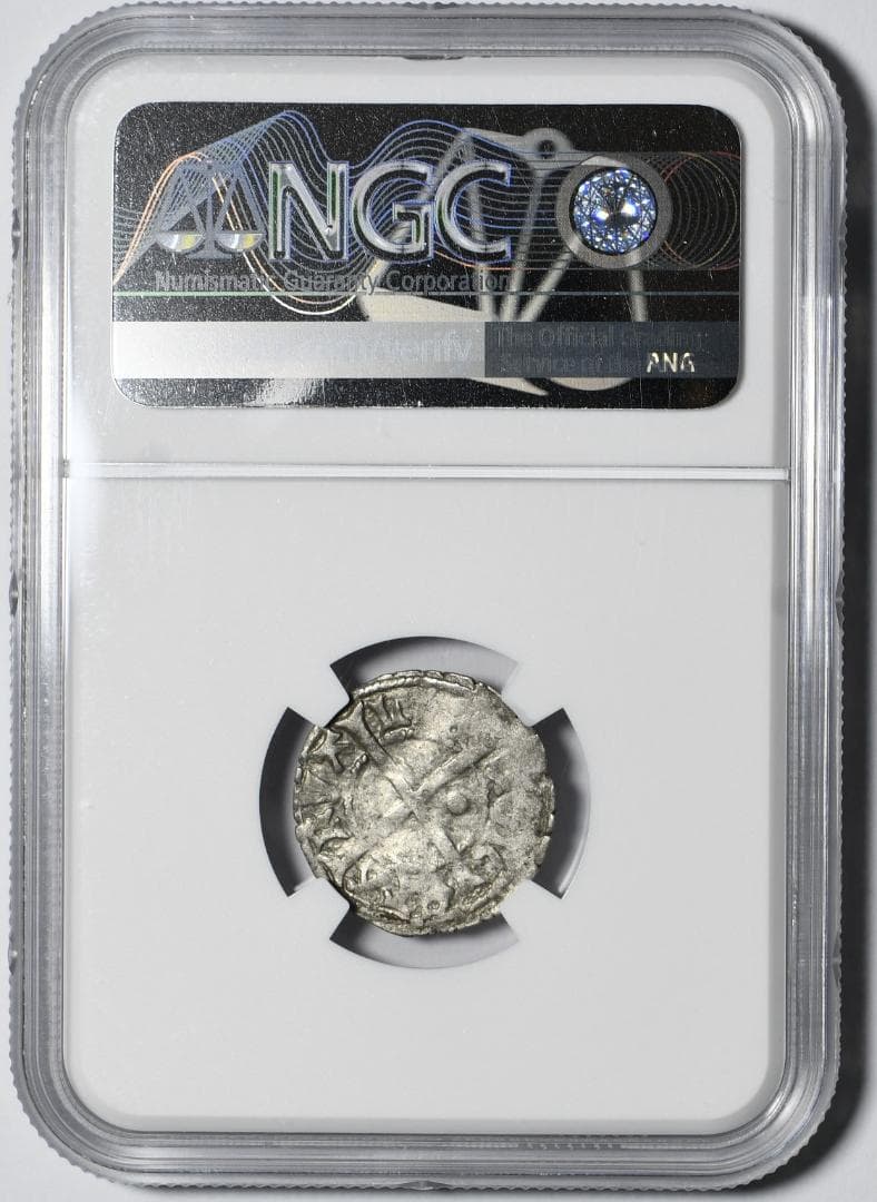 【古代銀貨】リボニア1471～1483年　1シリング銀貨　XF45