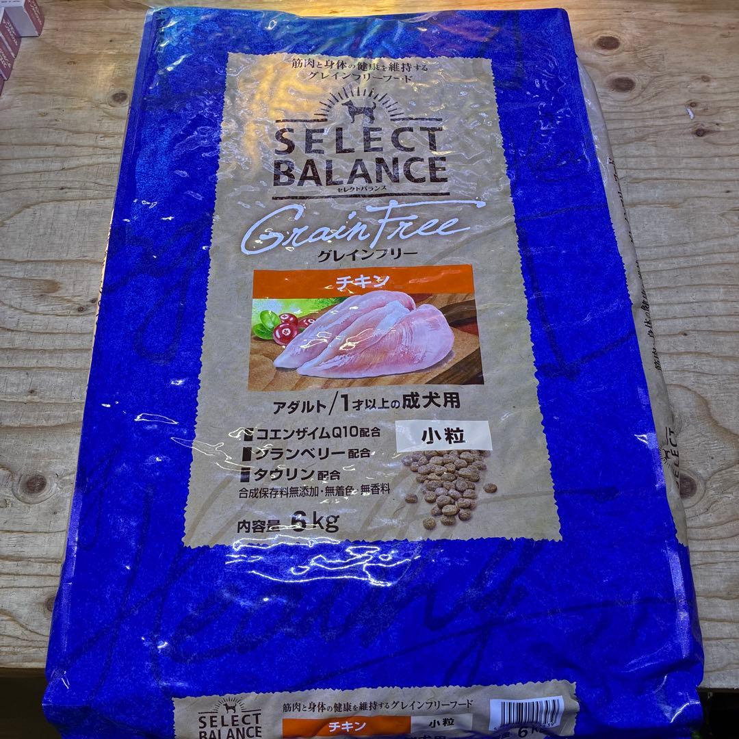セレクトバランスグレインフリー チキンドッグフード 6kg