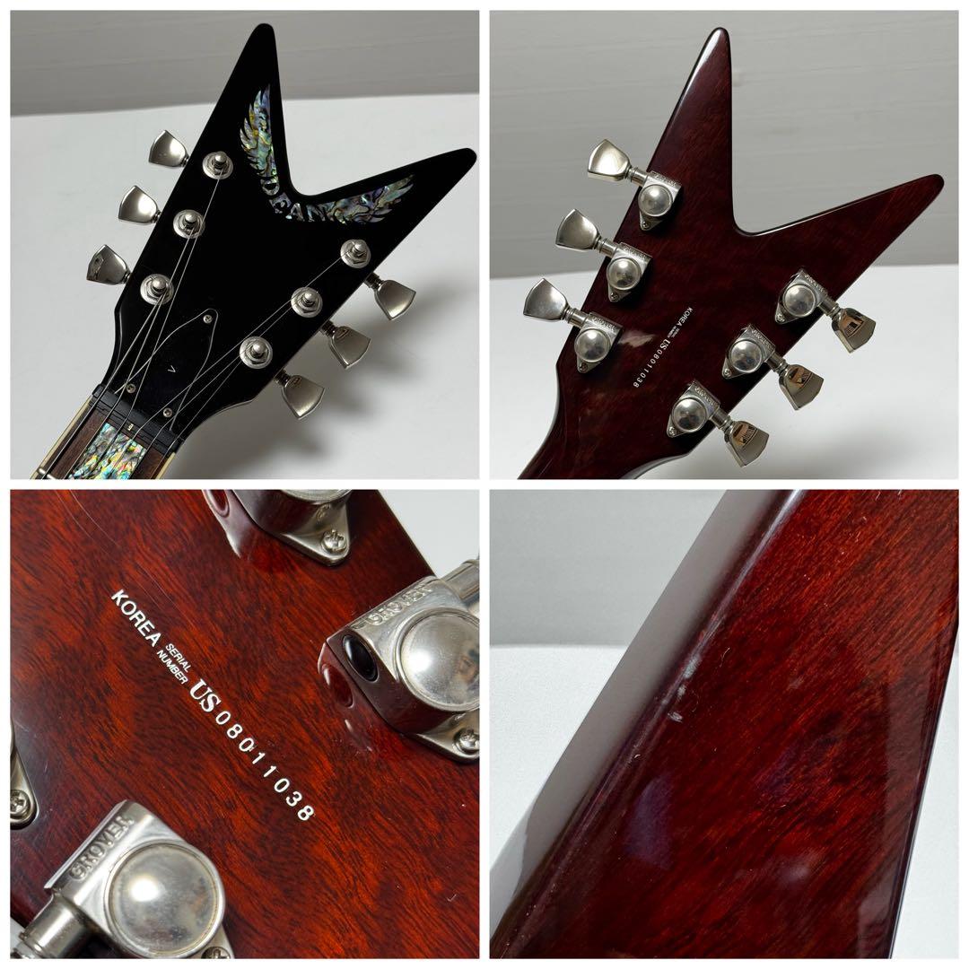 【美品】DEAN V Exotic Bubinga エレキギター フライングV