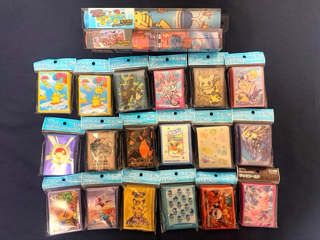 ポケモンカード サプライまとめ デッキシールド/プレイマット 新品 未開封