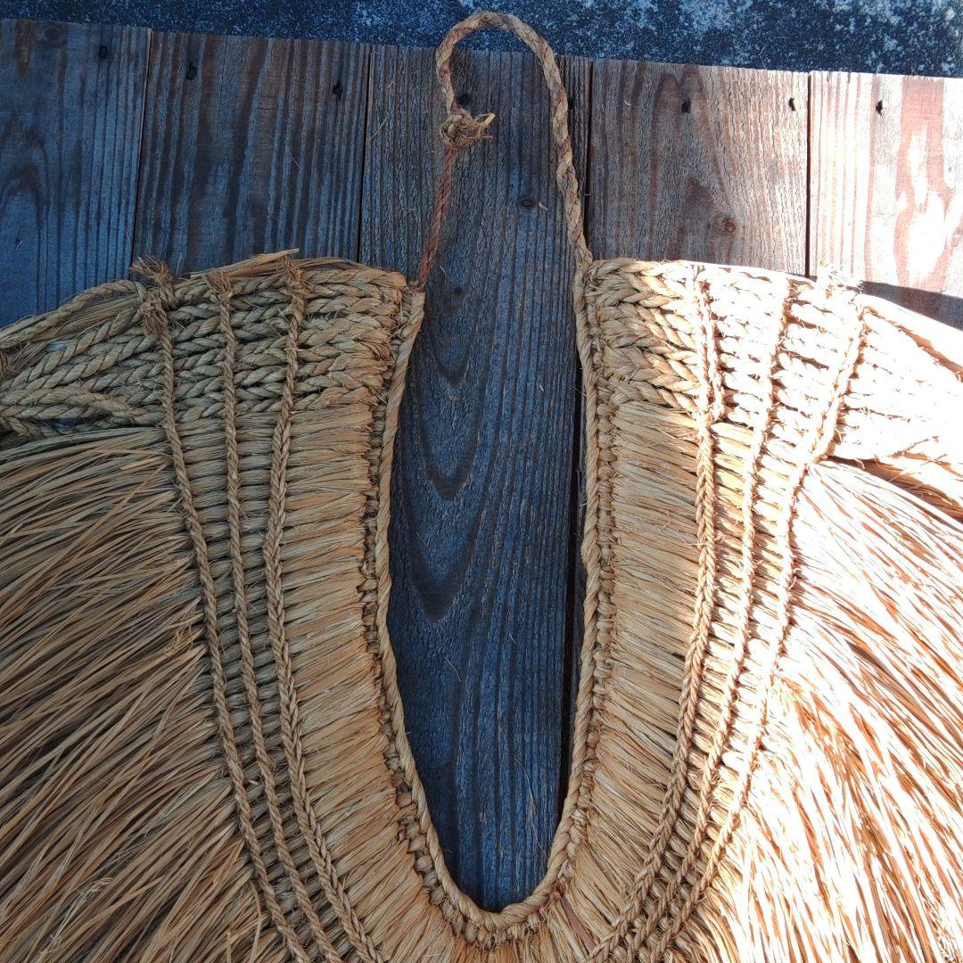 古民具　藁簑　雨具　伝統工芸品　荒物屋商品
