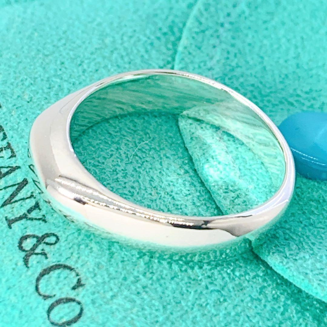 美品 ティファニー ナイフエッジ リング 約19号 シルバー925