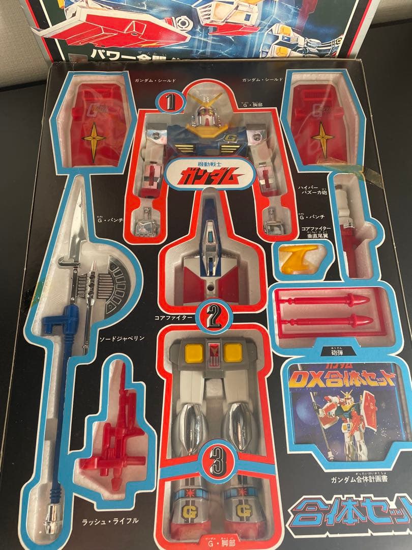 クローバー ガンダム 合体セット フィギュア ダイカスト 当時物