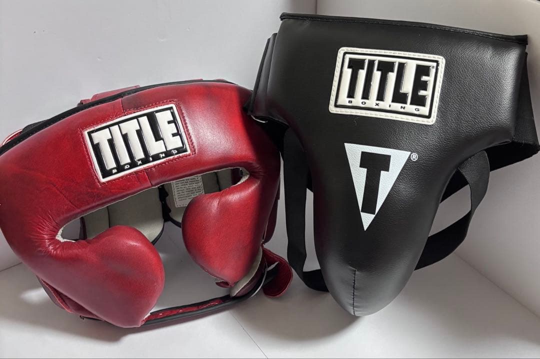 TITLE ヘッドギア カッププロテクターセット